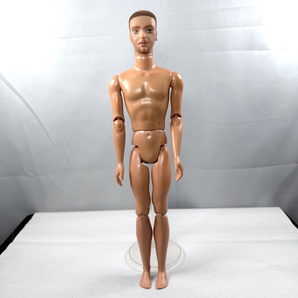 Rare Flavas Liam 12" Doll Buzz Cut Hair, Mattel, Ear Stud, Hot Boy Ken's Friend